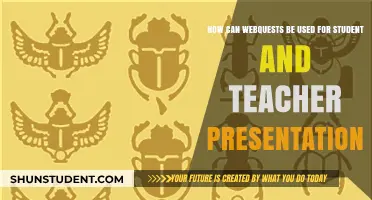 Enhancing Presentations: WebQuests as Tools for Students and Teachers