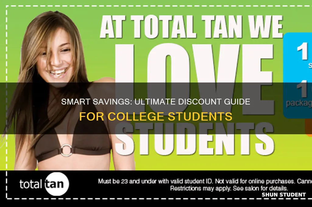 how college students can get discounts