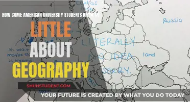 American University Students Lack Geography Knowledge