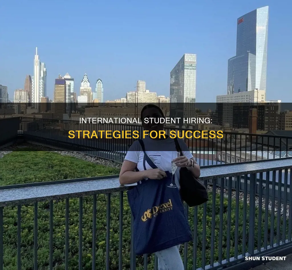 how company hire international student