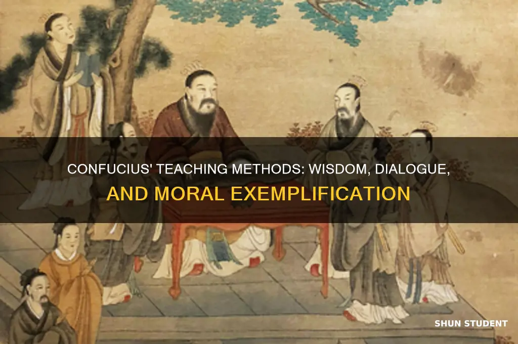how did confucius teach his students