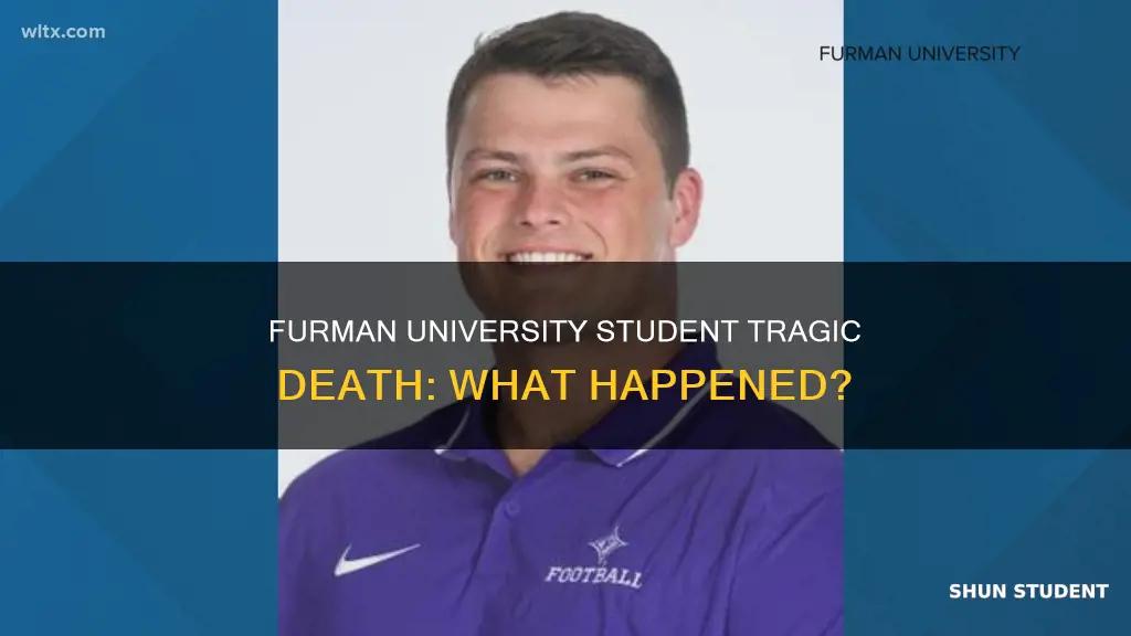 how did furman university student die
