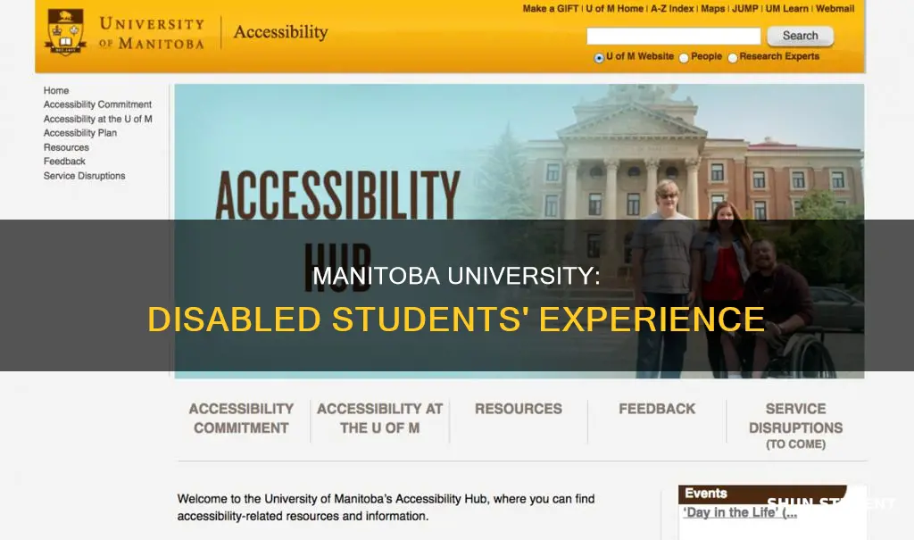 how disabled students fare in university of manitoba