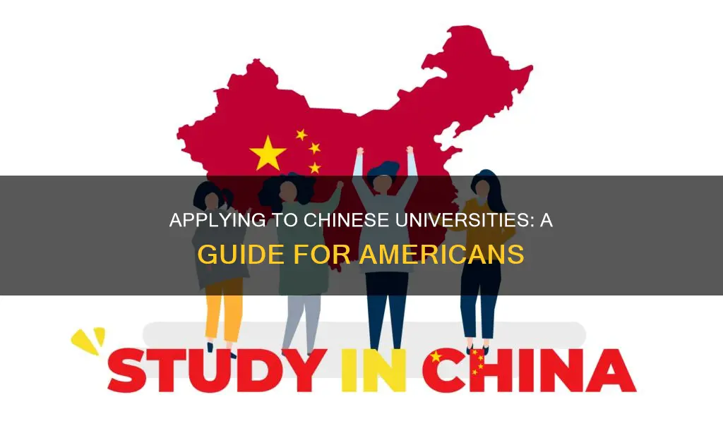 how do american students apply to chinese universities