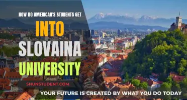 Americans' Pathway to University Education in Slovenia