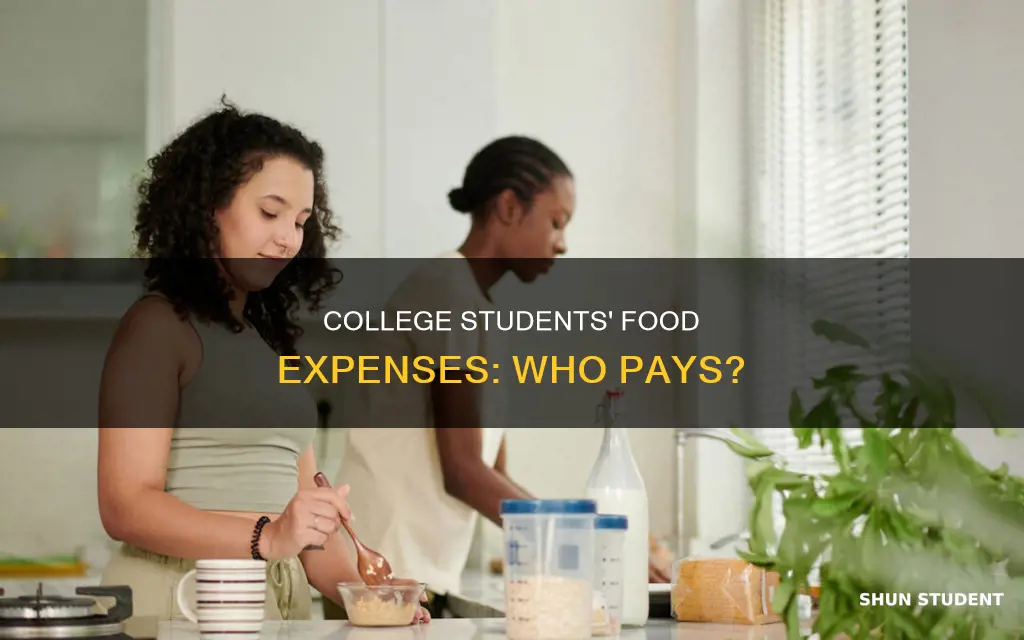 how do college students pay for food