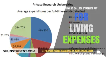 College Students: Covering Living Expenses