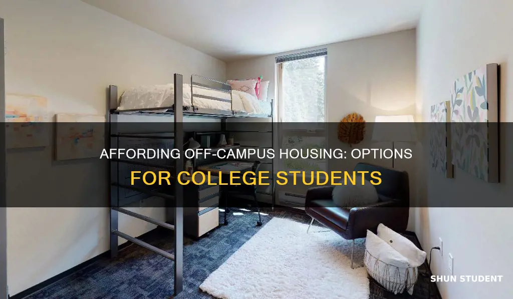 how do college students pay for off campus housing