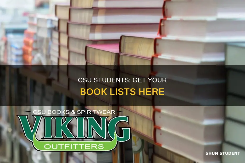 how do colorado state university students get their book lists