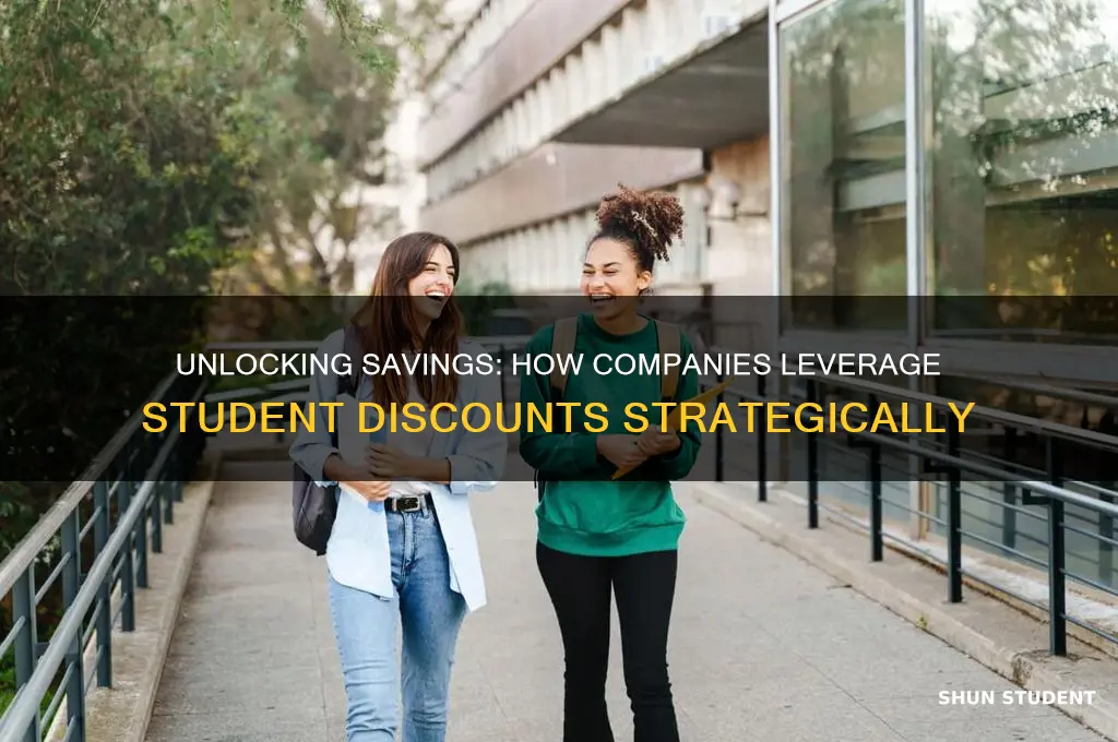 how do companies use student discount