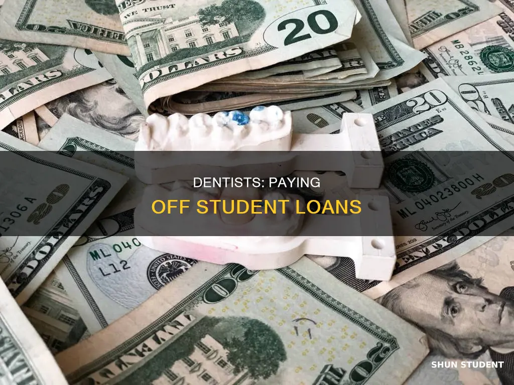 how do dentists pay off student loans