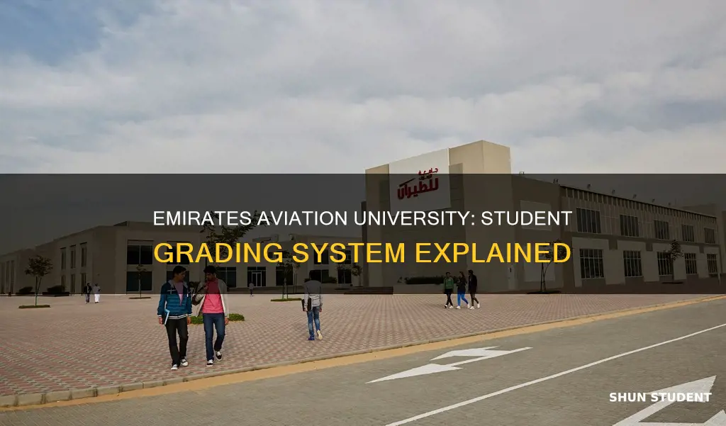 how do emirates aviation university grade their students dubai