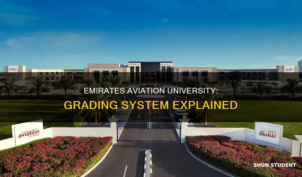 how do emirates aviation university grade their students dubai