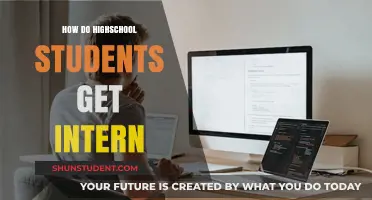 High Schoolers: Your Internship Search Guide