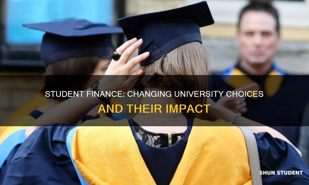 how do i change my university choice on student finance