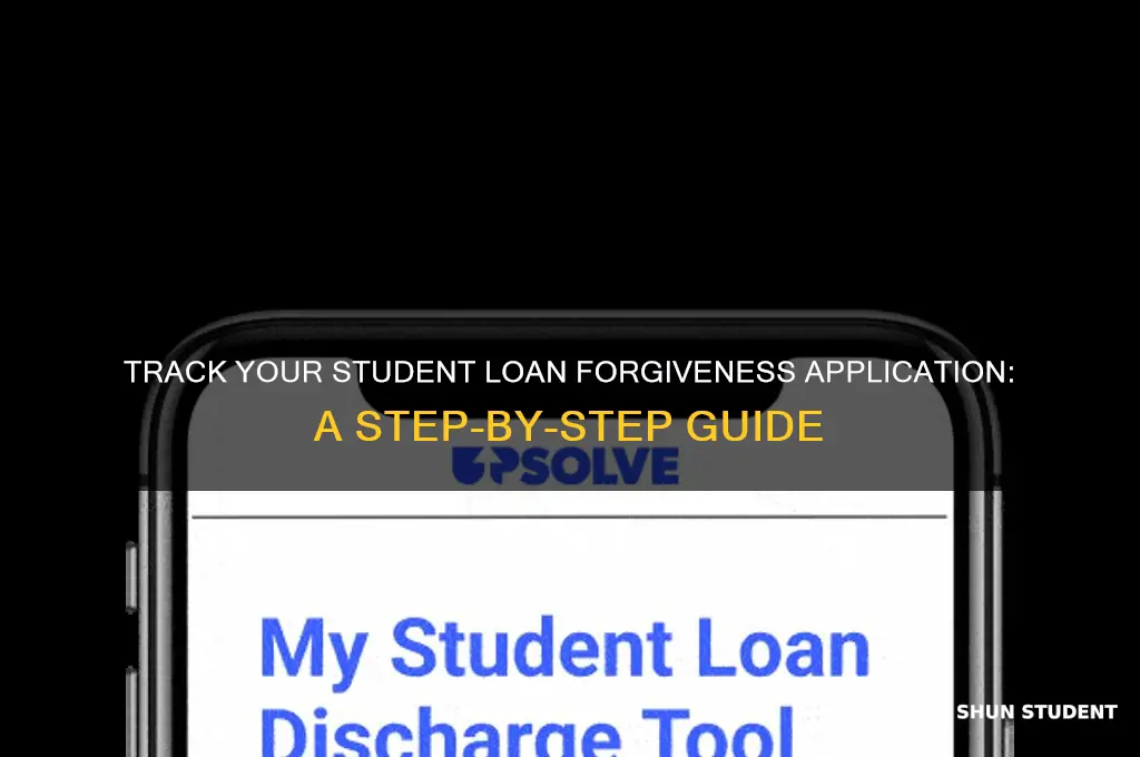 how do i check on my student loan forgiveness application