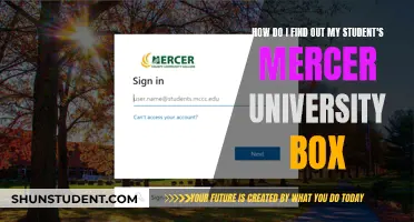 Mercer University: Finding Your Student Mailbox