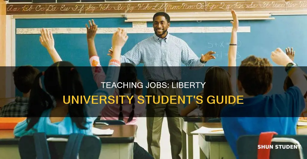 how do i get a student teaching job liberty university