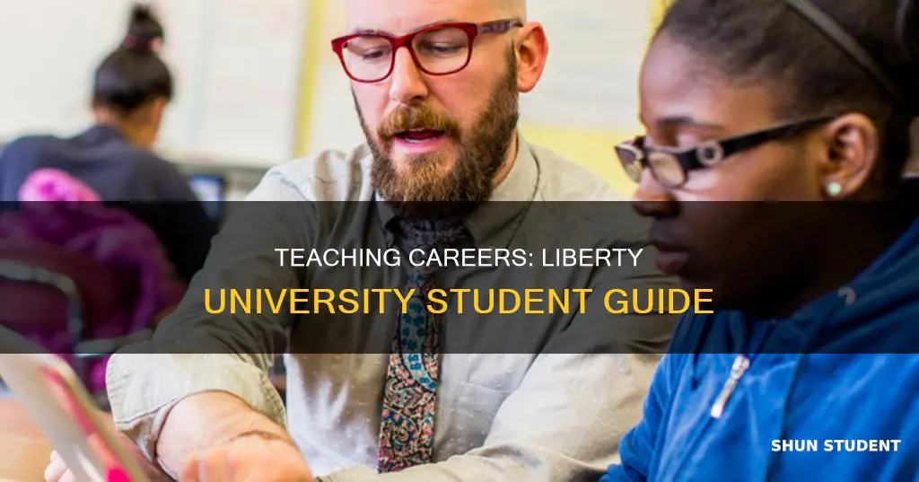 how do i get a student teaching job liberty university