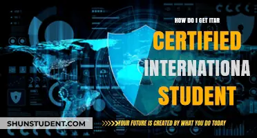 International Students: Getting ITAR Certified