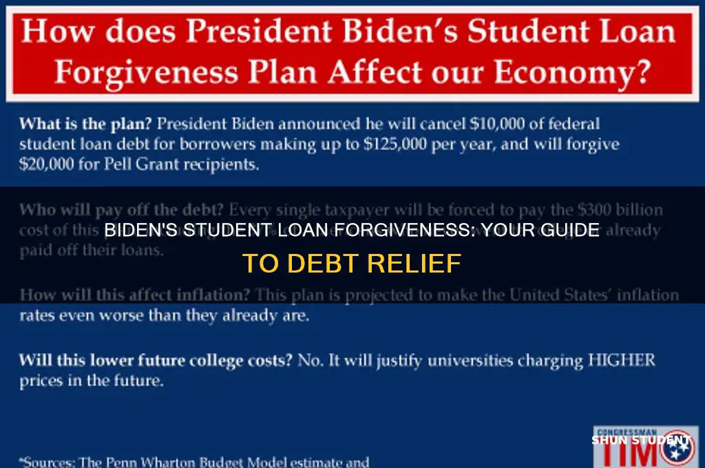 how do i get my student loans forgiven biden