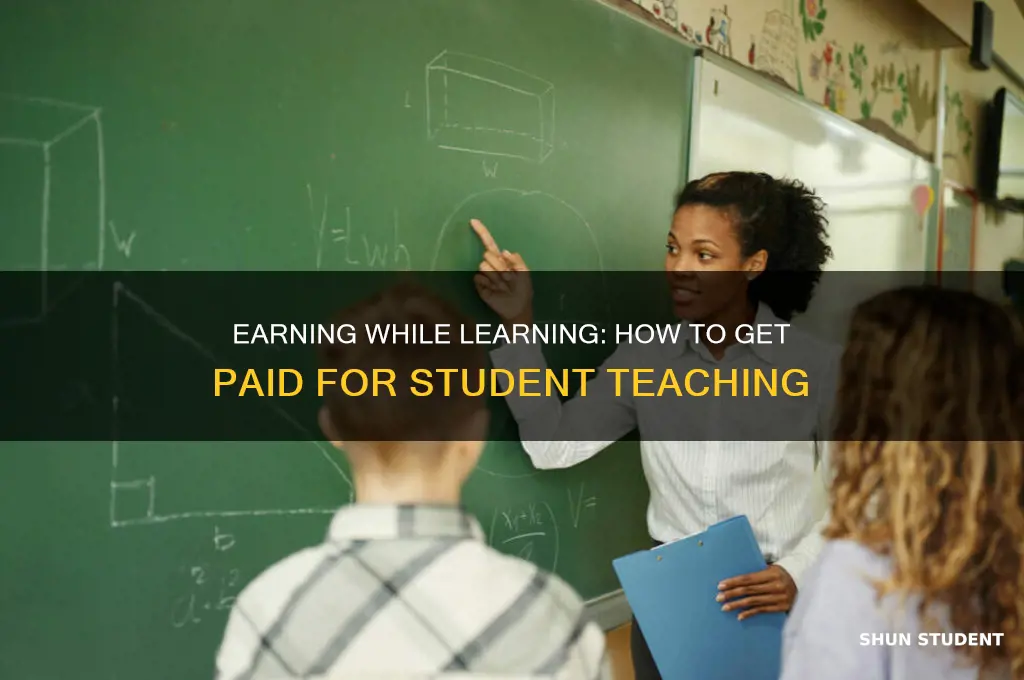 how do i get paid for student teaching