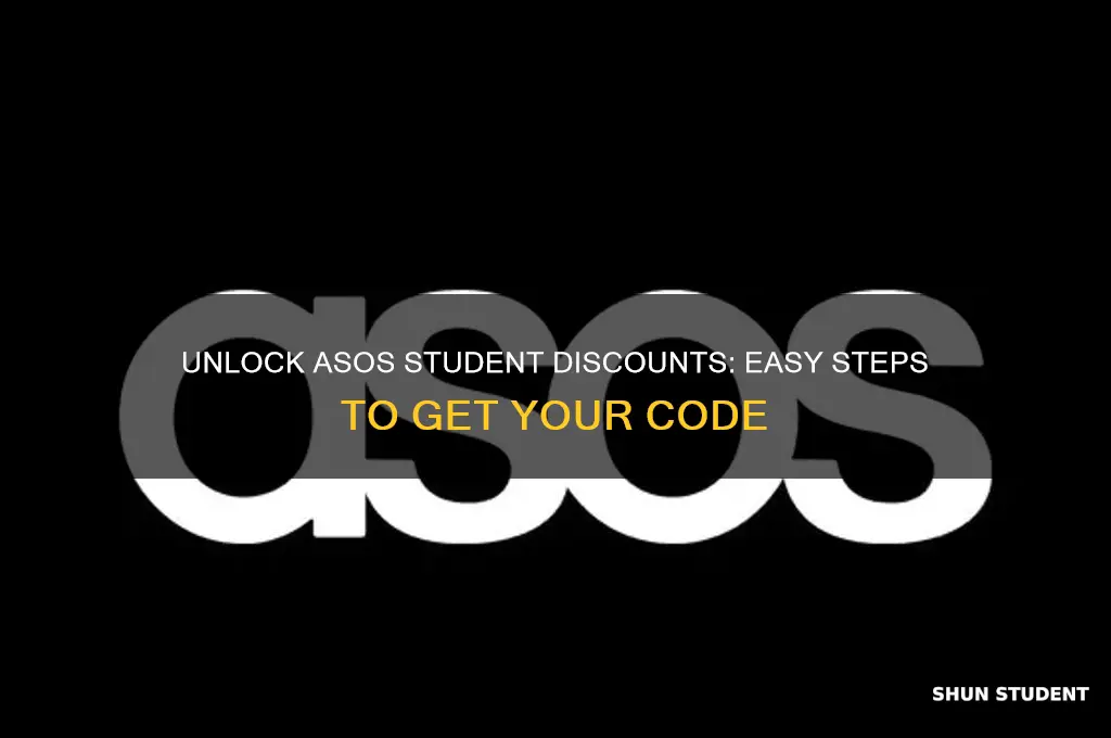 how do i get student discount code for asos