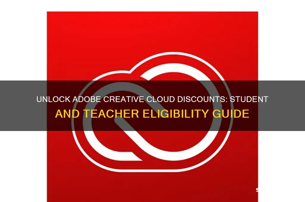how do i qualify for student and teacher adobe cloud