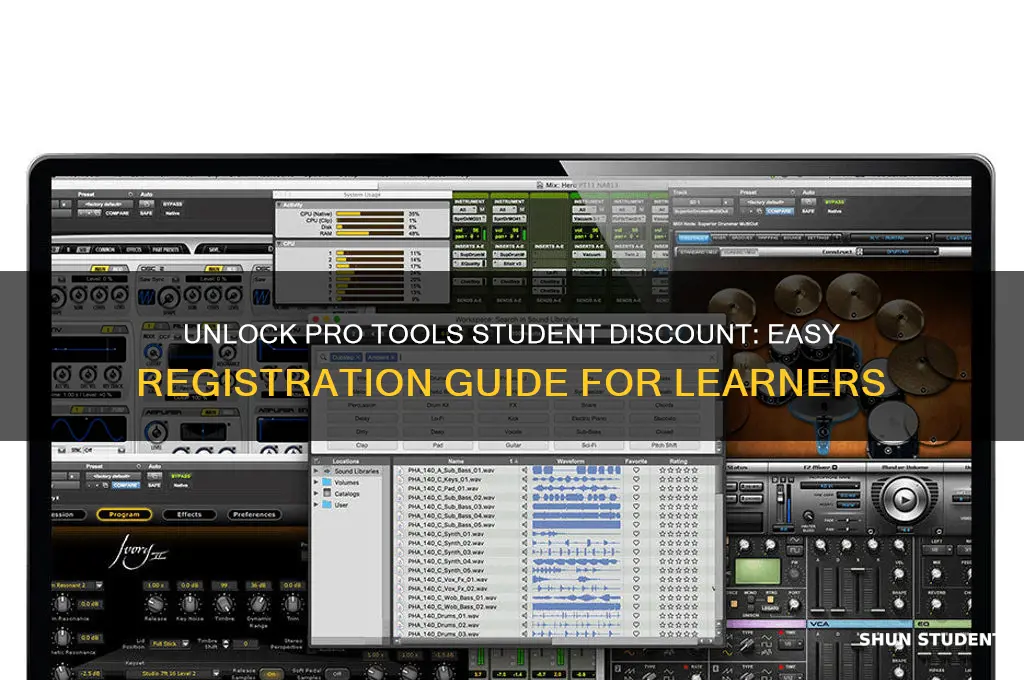 how do i register my student discount with pro tools