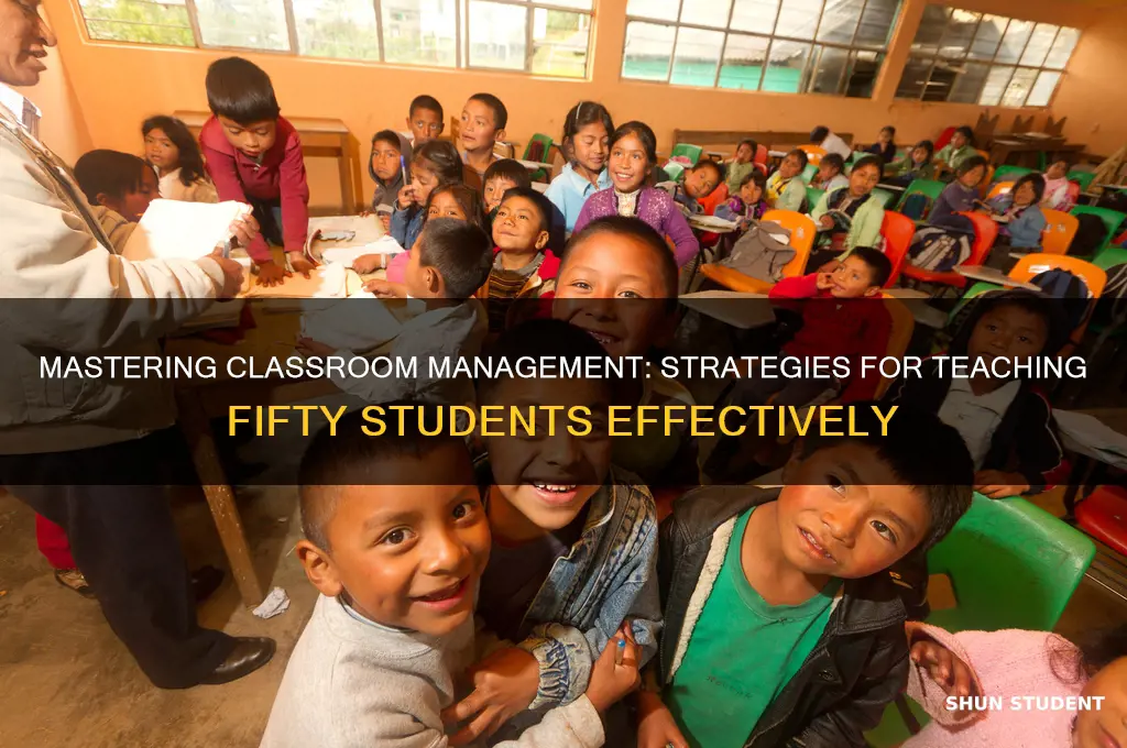 how do i teach fifty students at once