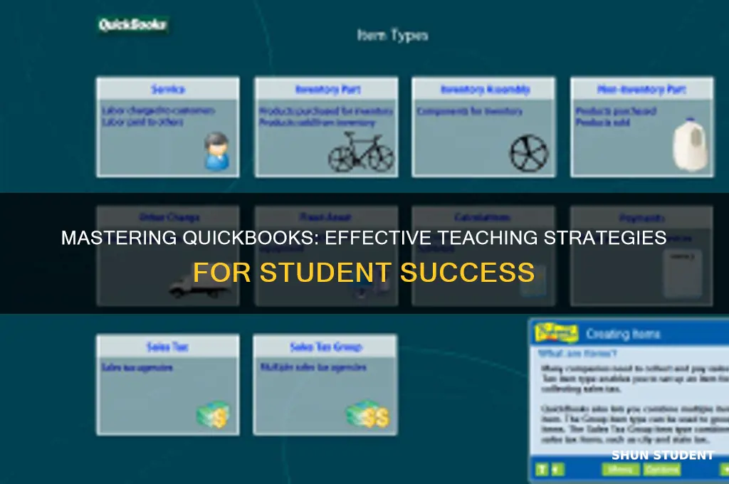 how do i teach my students how to use quickbooks