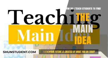 Mastering Main Ideas: Effective Strategies for Teaching Students to Identify Key Concepts