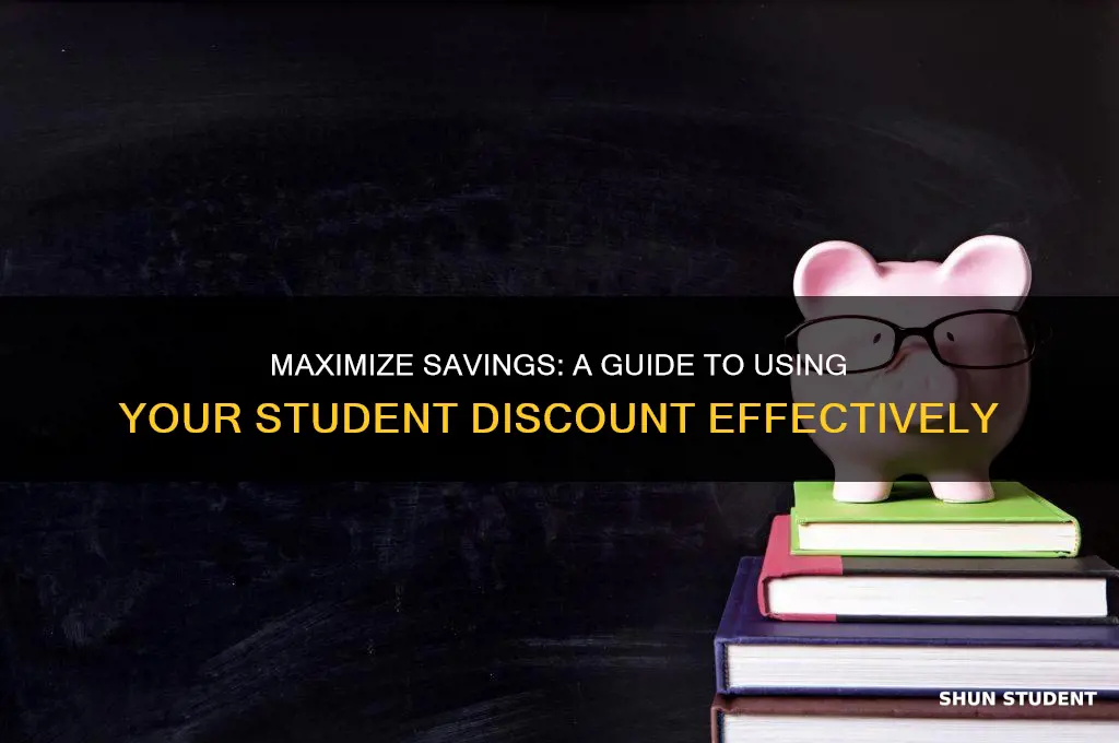 how do i use my student discount