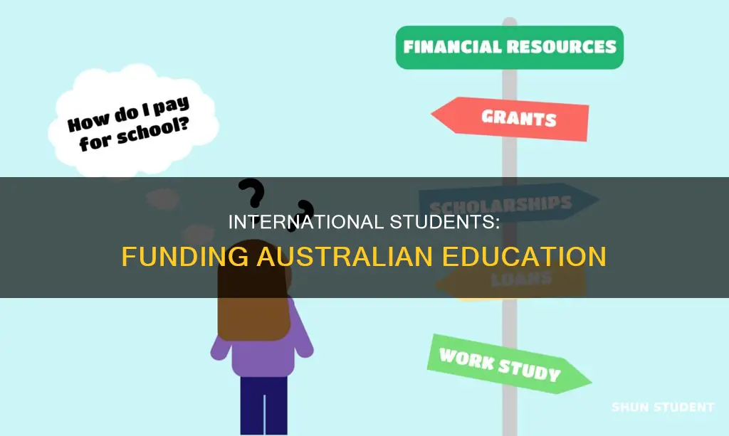 how do international students afford university in australia