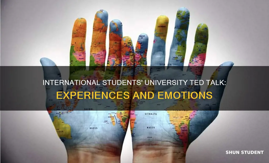 how do international students feel in university ted talk