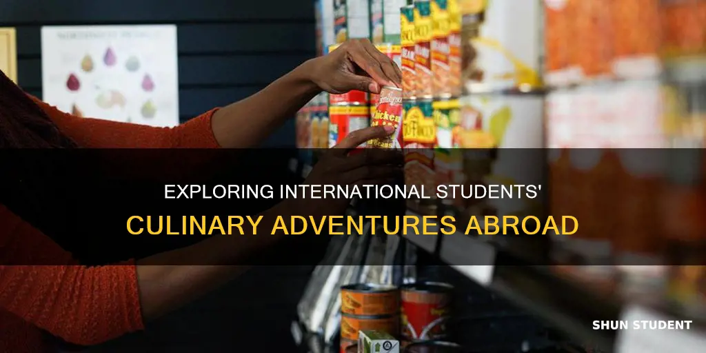 how do international students handle differences in food