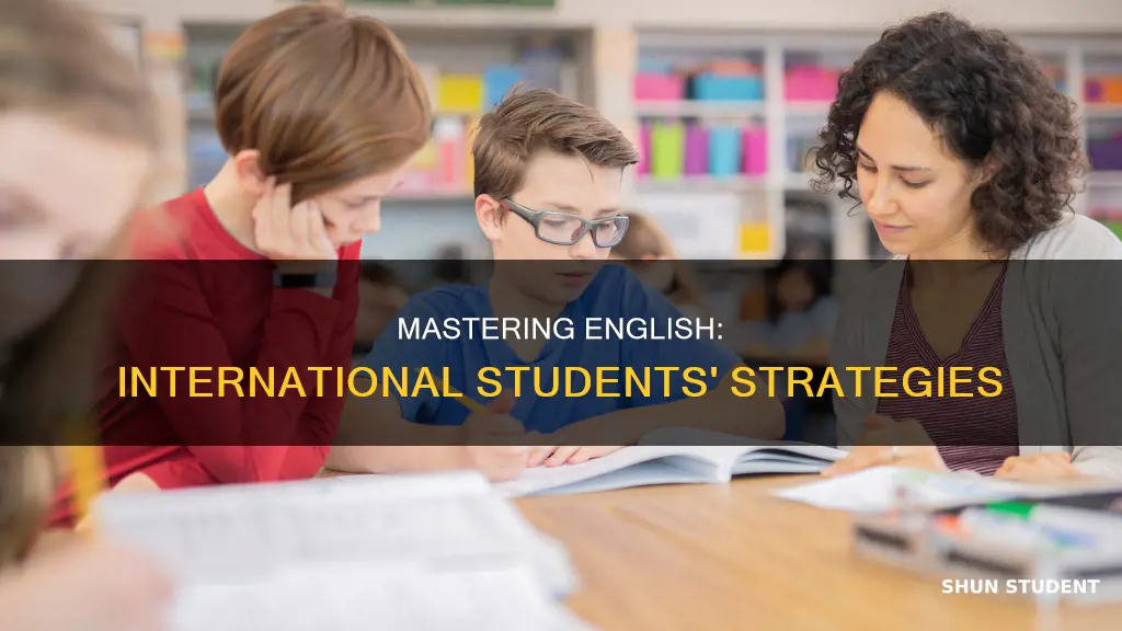 how do international students learn english