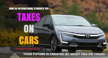International Students: Paying Taxes on Cars