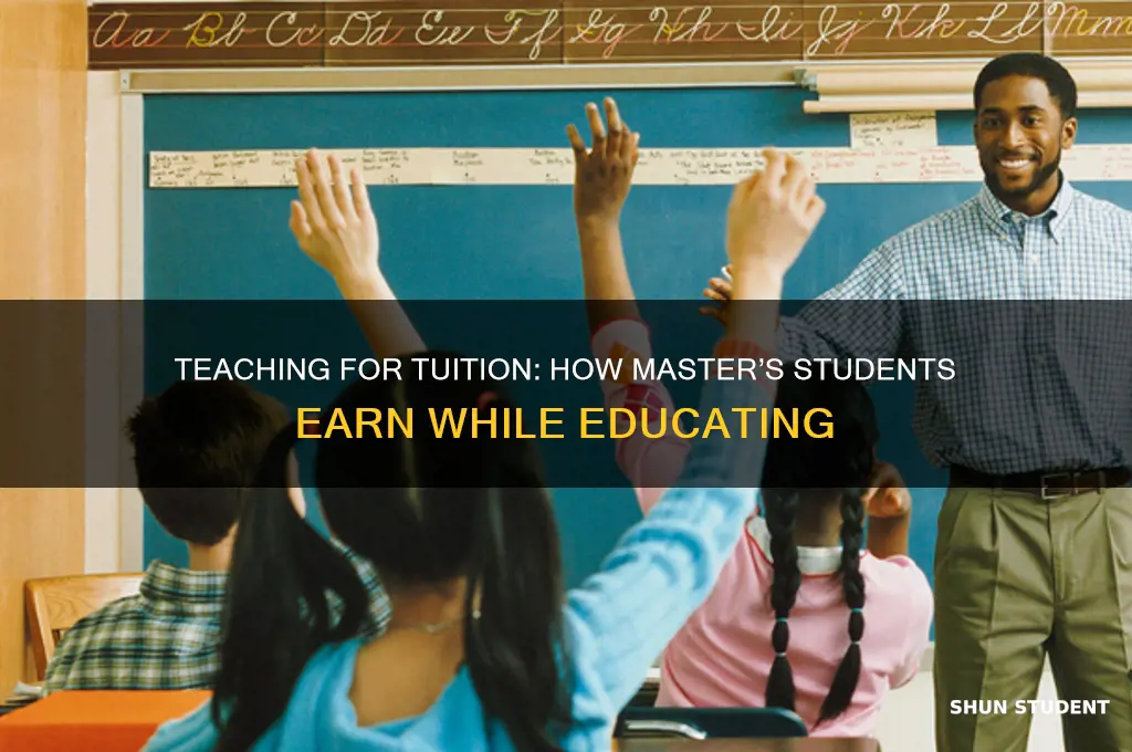 how do masters students get paid teaching