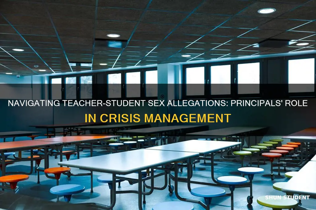 how do principals handle teacher student sex allegations
