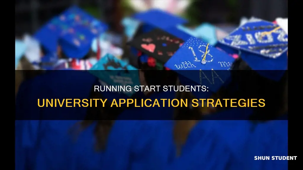 how do running start students apply for university