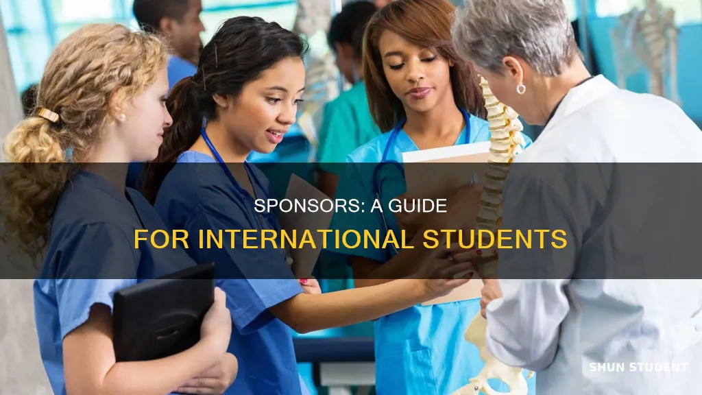 how do sponsor work for international student