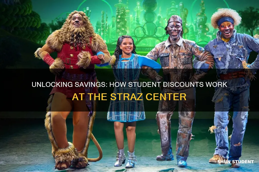 how do student discounts work at the straz