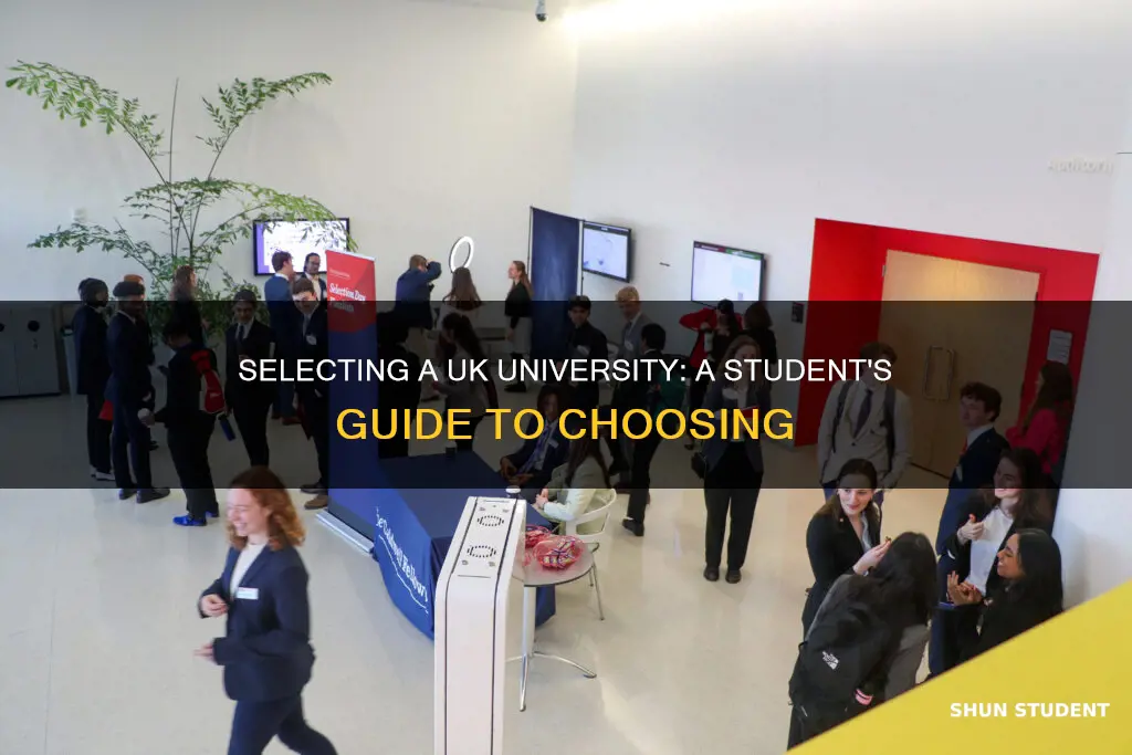 how do students choose their university in uk