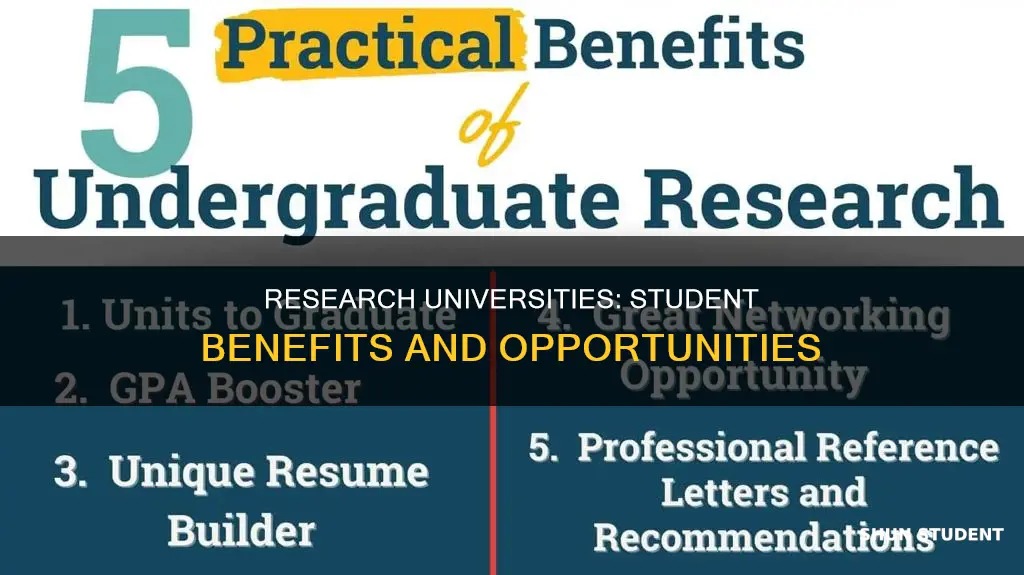 how do students profit from research university
