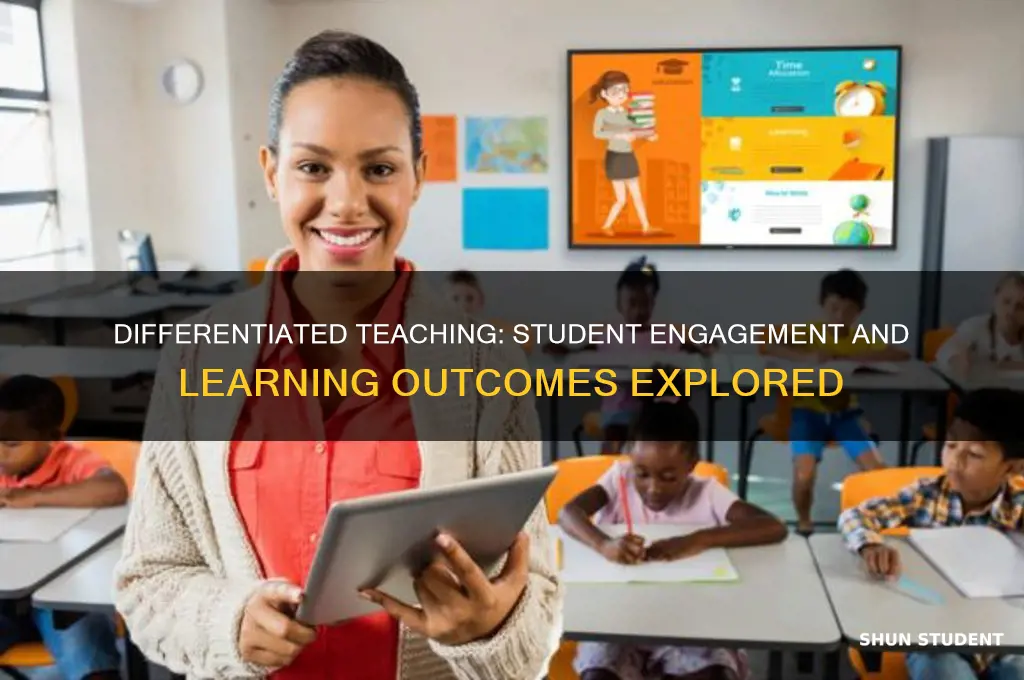 how do students respond to differentiated teaching and learning activities