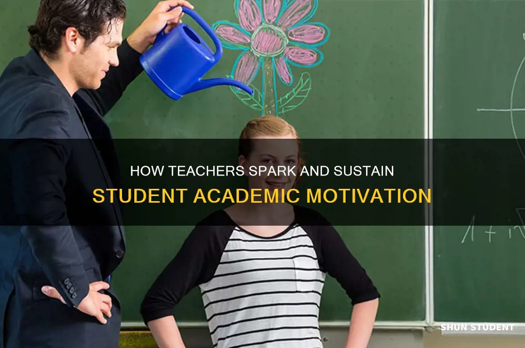 how do teacher influence student academic motivation