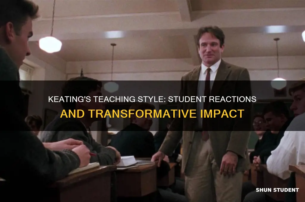 how do the students respond to keating