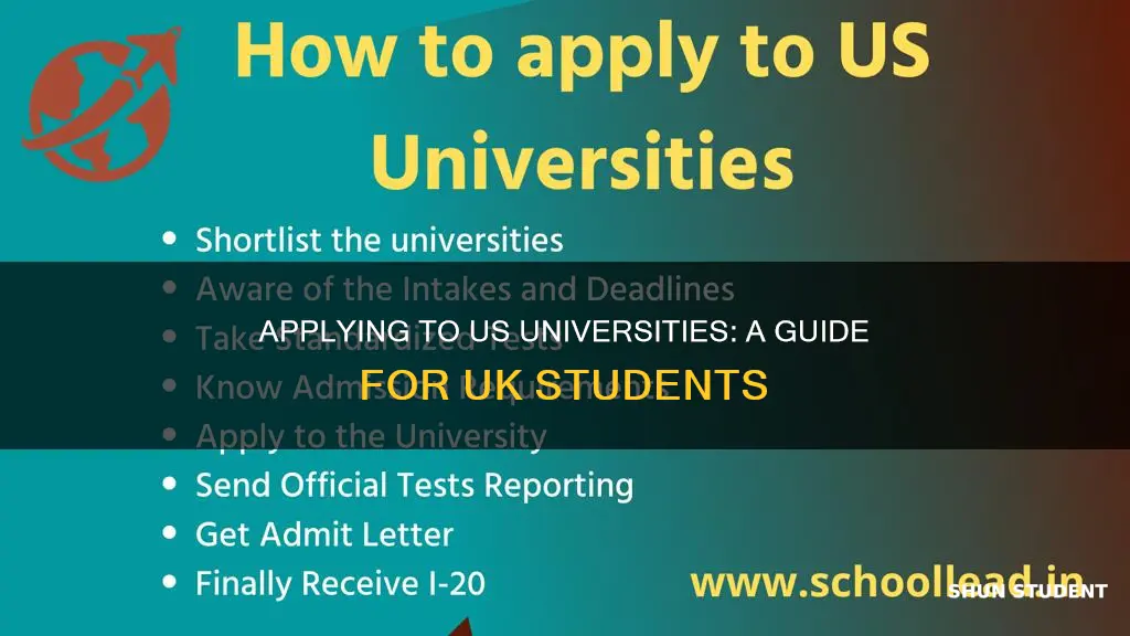how do uk students apply to us universities