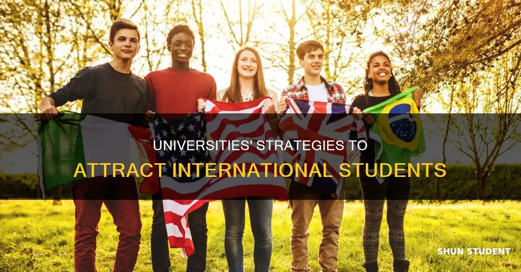 how do universities attract international students